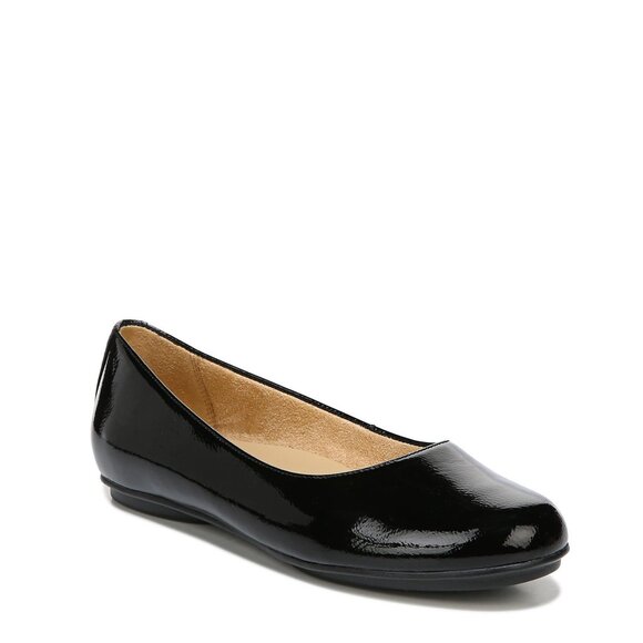 Naturalizer Women's Maxwell Ballet Flat Black Patent Leather 9.5 W - Picture 1 of 1